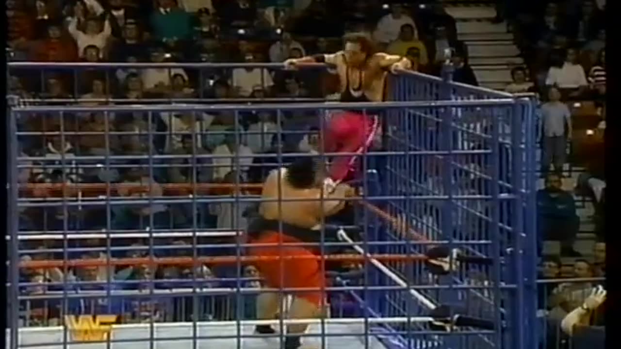 WWF Coliseum Video Yoko vs Bret Hart Dec 15 1993 Augusta Civic Center Augusta, ME