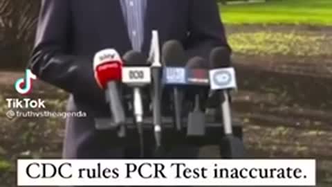 CDC Rules that the PCR tests are inaccurate.