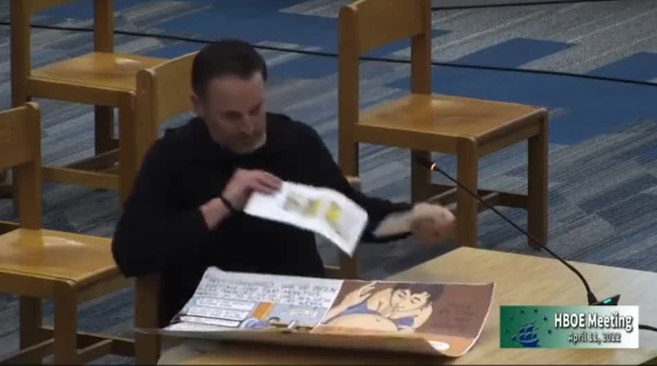 Dad Confronts School Board with 'Filth' From School Library