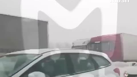 Major pileup in Russia