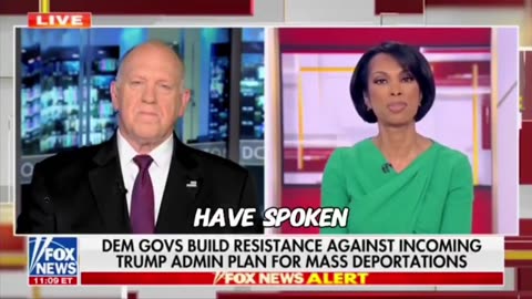 Border Czar Tom Homan tells liberal governors to "get the h*ll out of the way,"
