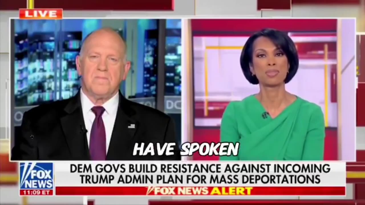 Border Czar Tom Homan tells liberal governors to "get the h*ll out of the way,"