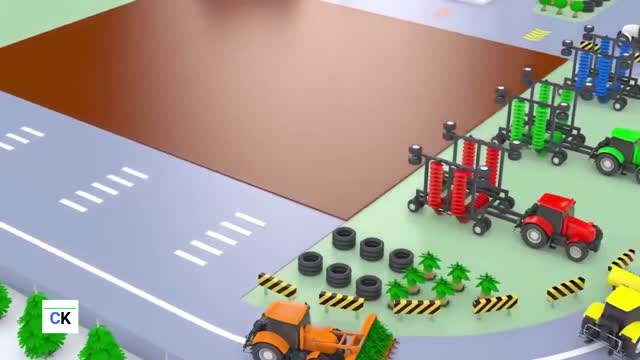 Trucks & Excavators │ Songs for Kids