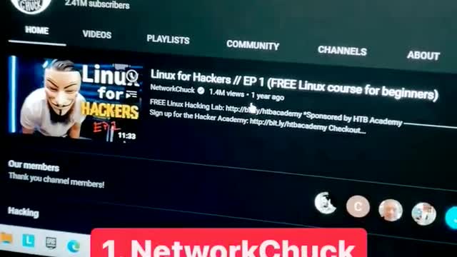 Top 3 YouTube channel to learn hacking...-Kali Tech -