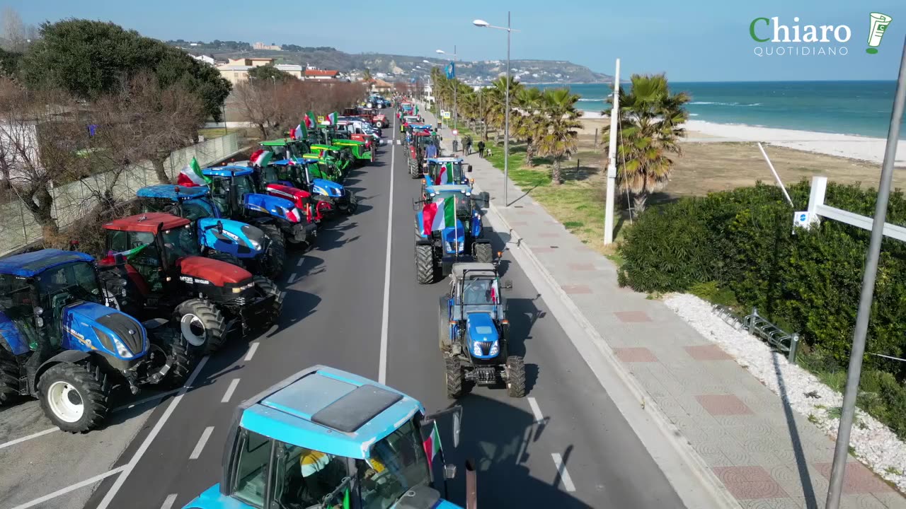 Angry Italian Farmers Join Their European Counterparts in Protest Against Climate Tyranny