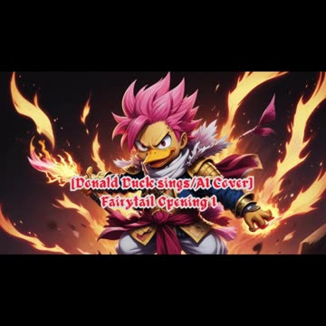 [Donald Duck sings/AI Cover] Fairy tail (2014) Opening 1/15 BoA - MASAYUME CHASING