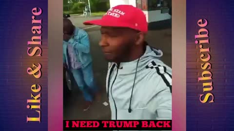 Wow. “I want my G-damn Trump back.