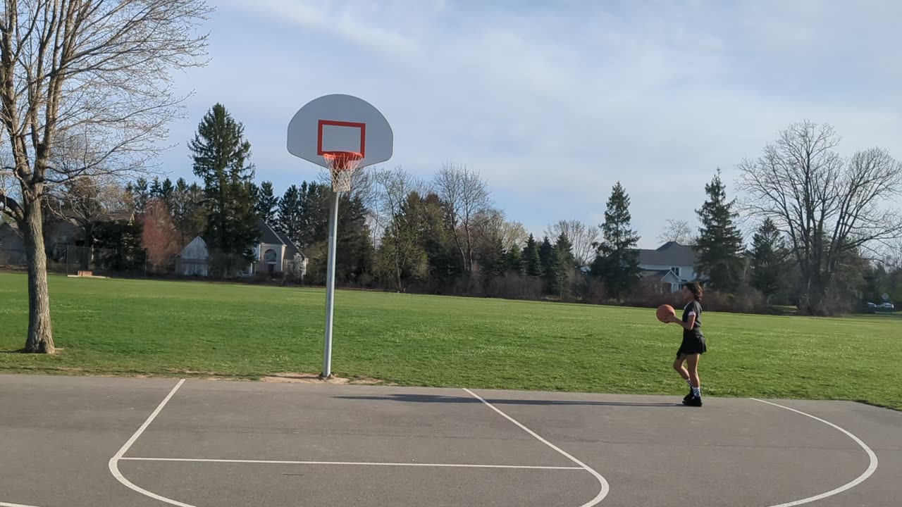 Shooting Some Hoops in Penfield, NY