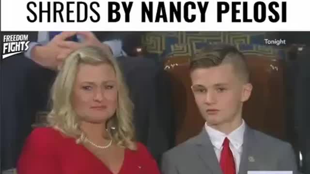 Pelosi Rips Up Speech