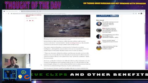 UK Thinks Russians Are Not All Onboard With Invasion (Explicit)