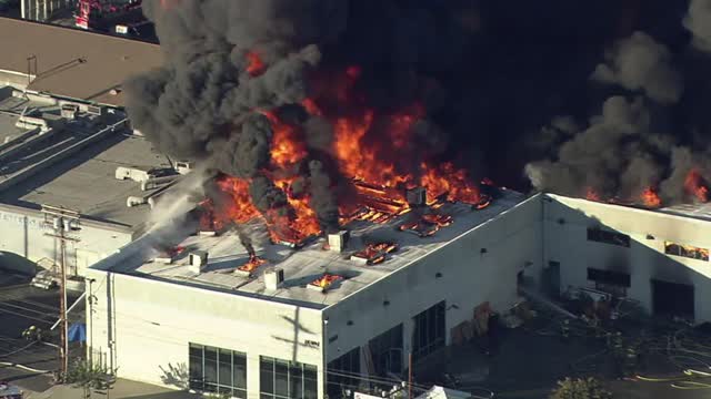 Delivered Amazon to a Burning building