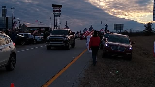 Convoy Arrival at Cambridge