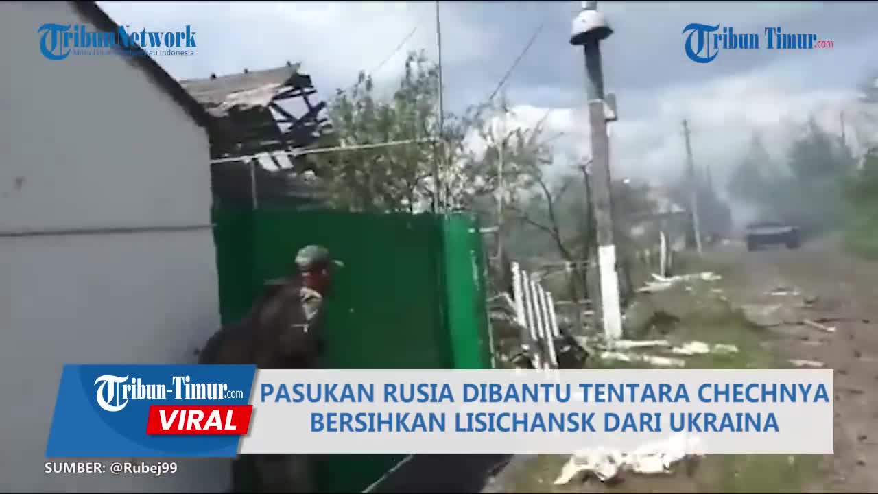 Russian Troops Helped by Chechen Muslim Soldiers Clear Lisichansk from Ukraine