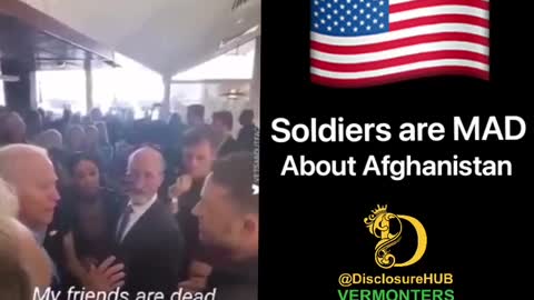 Soldiers Are Mad at joe about Afganistan