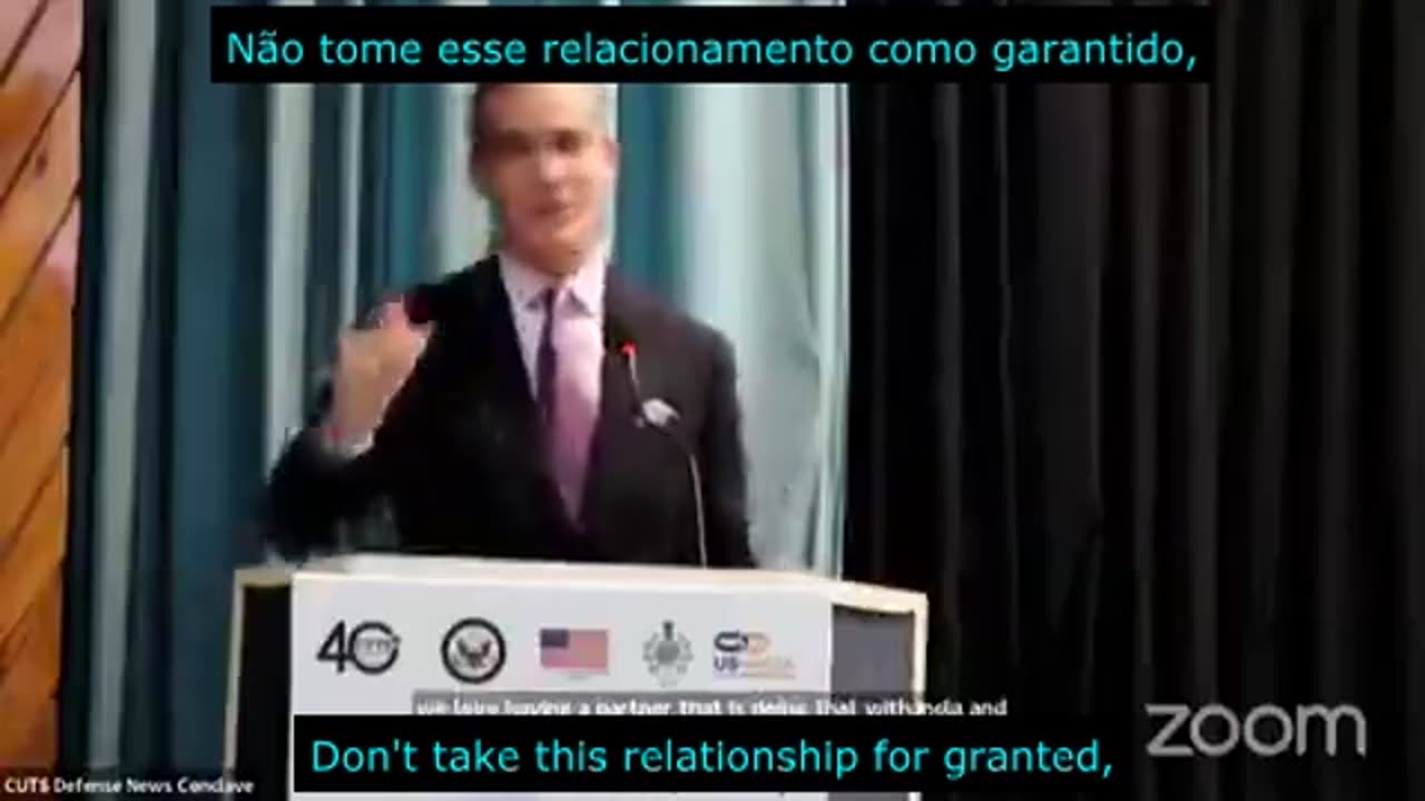 Eric Garcetti, diz que a Índia "não pode" ser autônoma e independente...
