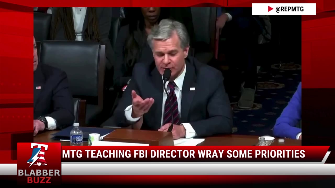 MTG Teaching FBI Director Wray Some Priorities