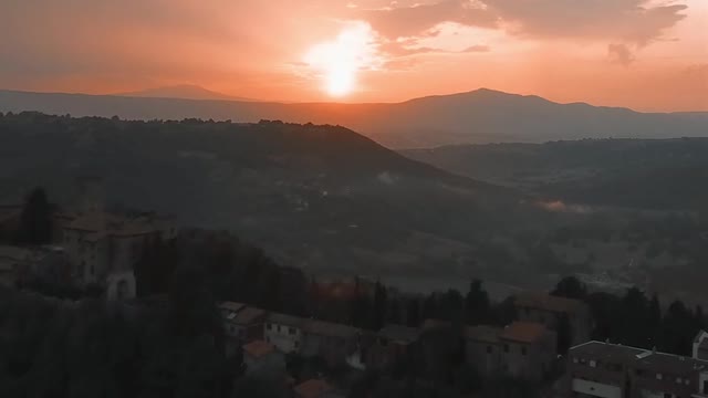 Beautiful atmosphere in the afternoon