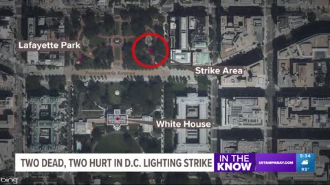 3 people dead and 1 in critical condition following lightning strike in DC