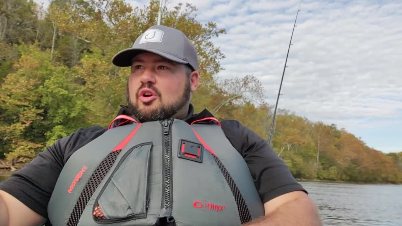 Fall Smallmouth Bass Kayak Fishing South Fork Holston River Northeast TN