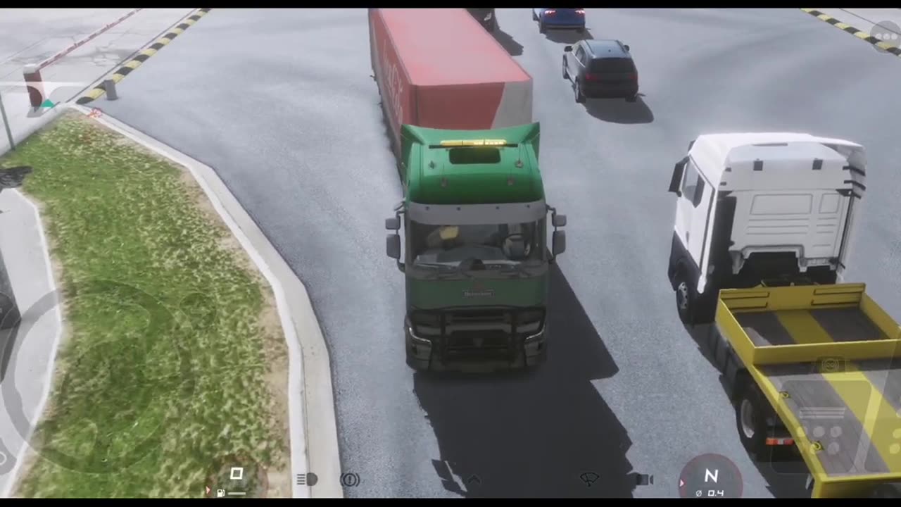 Truckers Of Europe 3 - Mobile Gameplay Android Stuck with a heavy 6 Axle load in the mines (2)