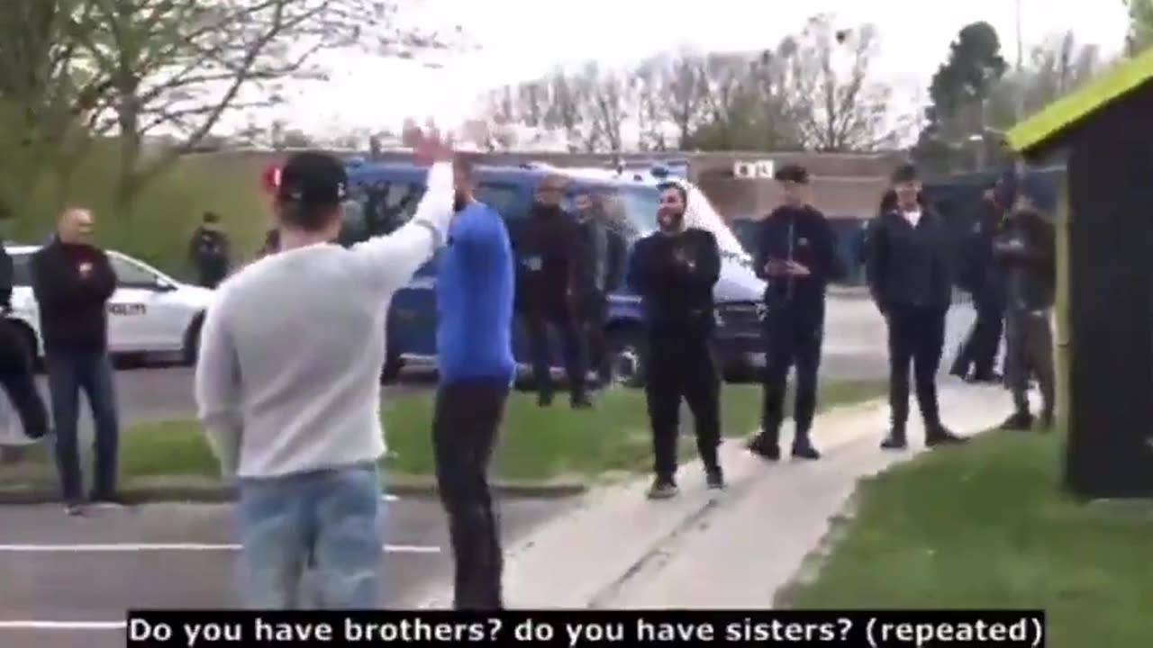 A Danish guy was confronted by a bunch of Pakistani migrants who were