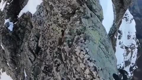 Extreme sports rock climbing