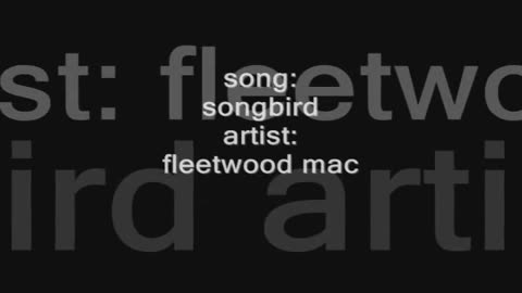 FLEETWOOD MAC--SONGBIRD (Christine Mcvie)