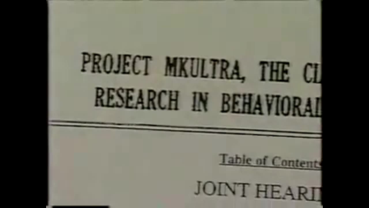 MK Ultra - Americas Secret War