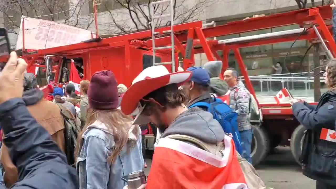 Freedom Convoy in Toronto! You can feel the love