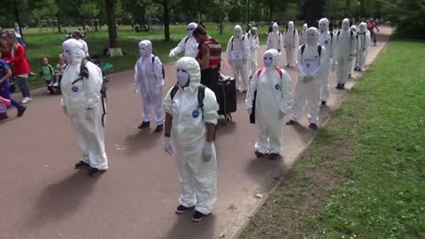 Les Masques Blancs Lyon Parc Tête D'Or 2ieme Action 22 ma