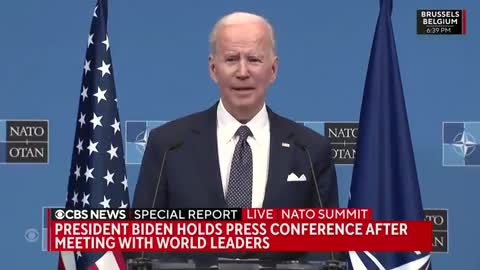 Biden says food shortages is "going to be real."