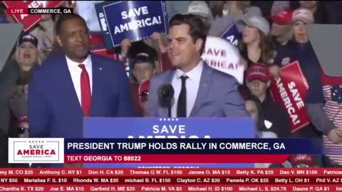 3/26/22 President Donald Trump Save America rally Commerce Georgia Florida congressman Matt Gaetz 🔥