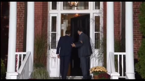 Justin Trudeau welcomes fellow Dictator Emanuel Macron to his home. 09/25/24