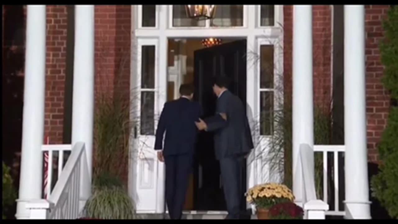 Justin Trudeau welcomes fellow Dictator Emanuel Macron to his home. 09/25/24