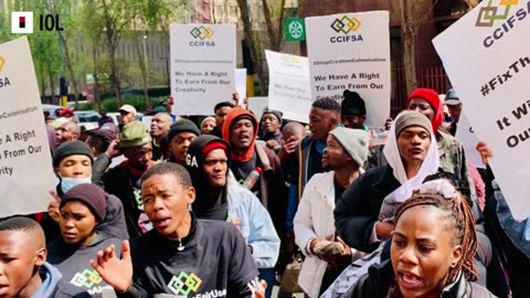 Watch: Joburg marching against copyright amendment bill