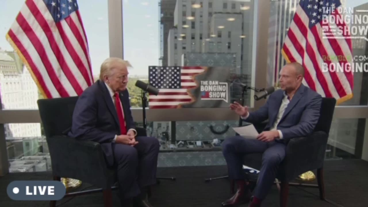 Donald Trump Talking To Dan Bongino About Kamala