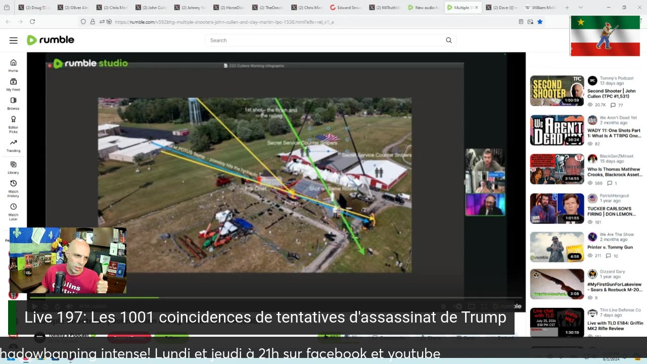 Live 197: Les 1001 coincidences de tentatives d'assassinat de Trump