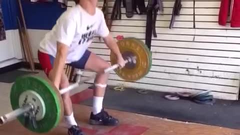 Collab copyright protection - squat barbell hits neck