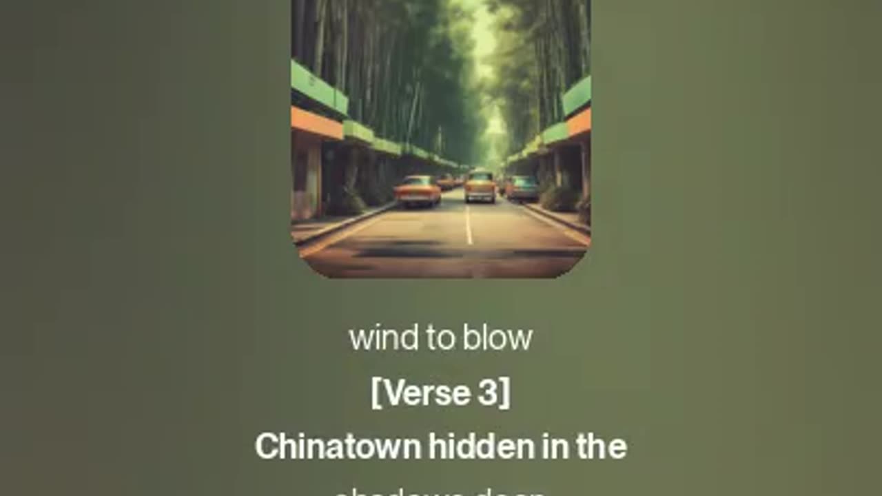 Cruising down the streets epic Kung Fu AI song