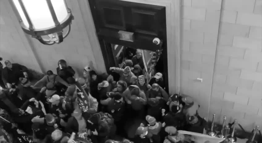 NEW FOOTAGE Jan 6 - Violently Pulling People Into The Capital