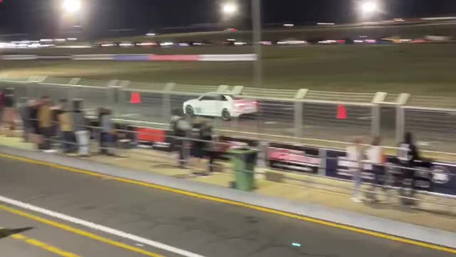 White Audi RS3 Drag Race