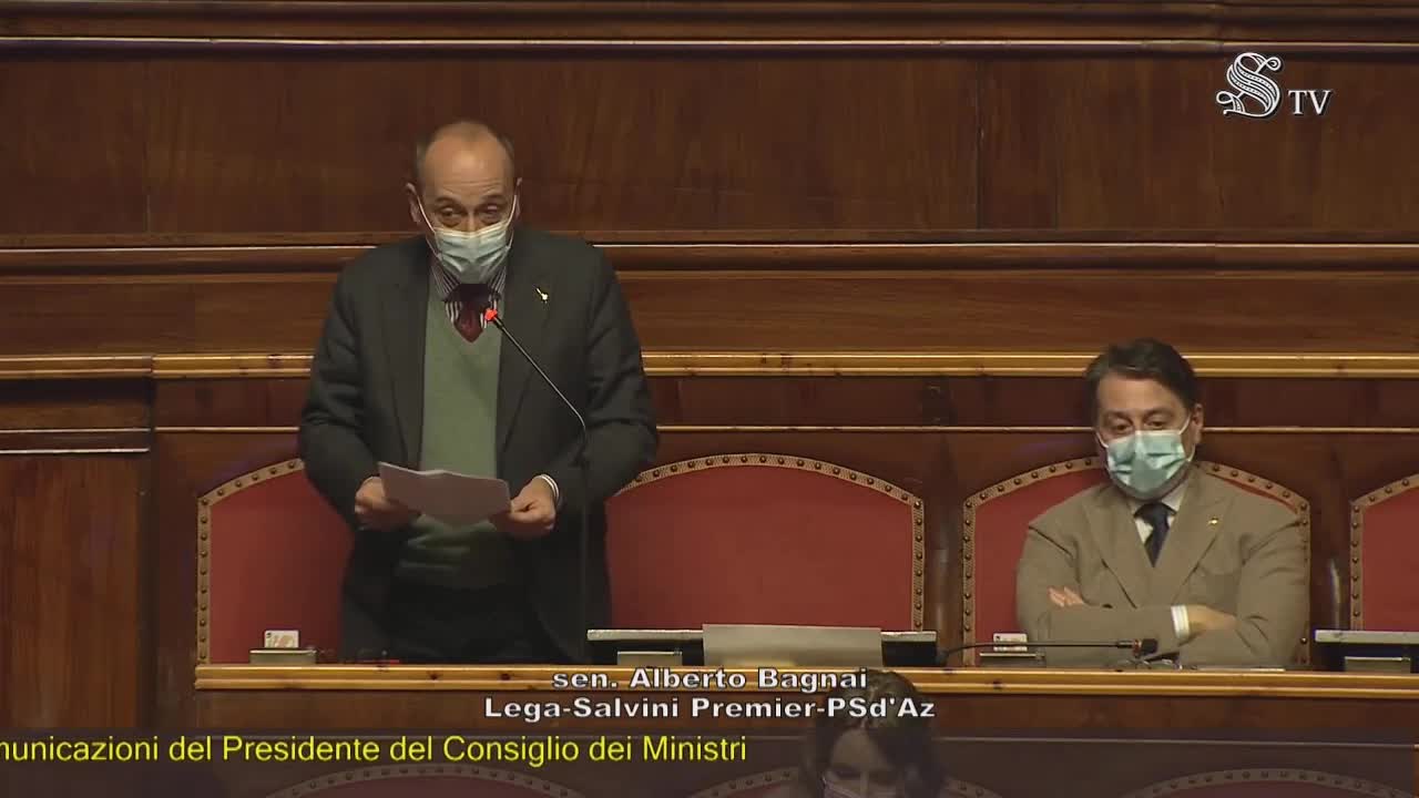 🔴 Intervento del Sen. Alberto Bagnai in Aula in occasione delle comunicazioni del PdC del 19/01/2021