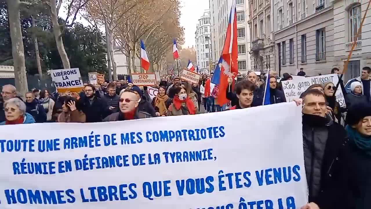 Lyon pour la liberté 20/11/2021 Contre la #DictatureSanitaire