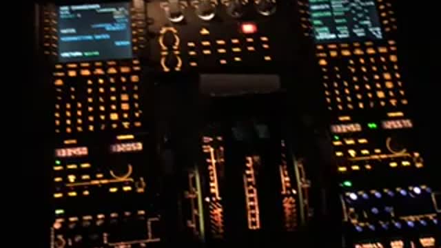 Sunset from the Flight Deck