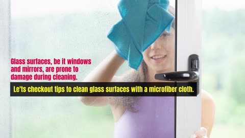 How To Clean Glass With A Microfiber Cloth