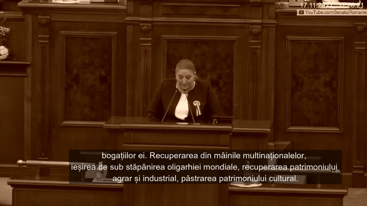 ,,Genocidul regimului Arafat - Iohannis" Declarație politică Senator Diana Iovanovici-Șoșoacă