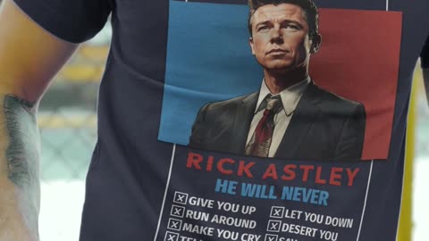 Vote Rick Astley Tee | OUT NOW!