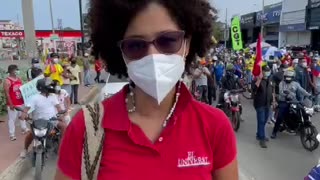 Así transcurre la marcha del 1 de mayo en Cartagena