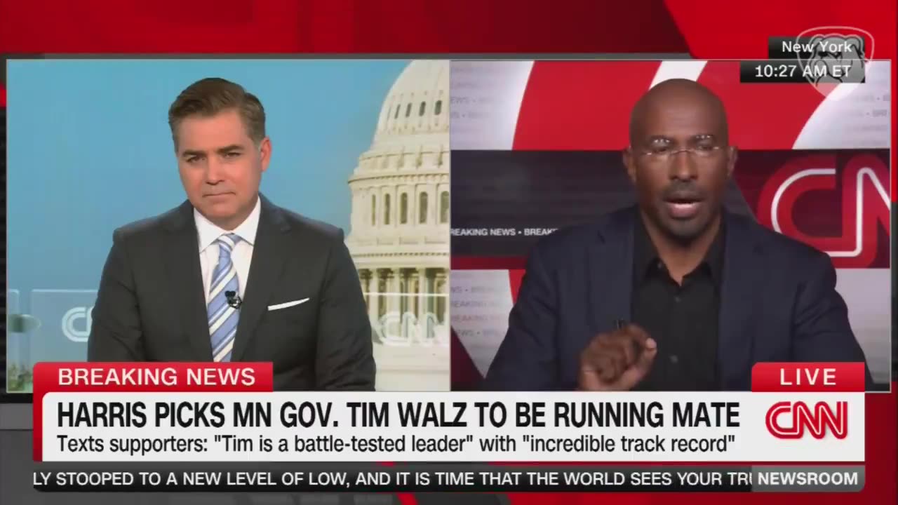 CNN's Van Jones Admits Democrats Were Afraid of Jewish VP Pick