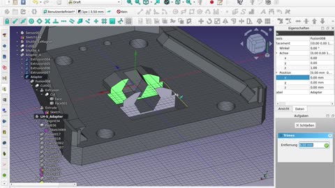 FreeCAD 0.22 - Trimex